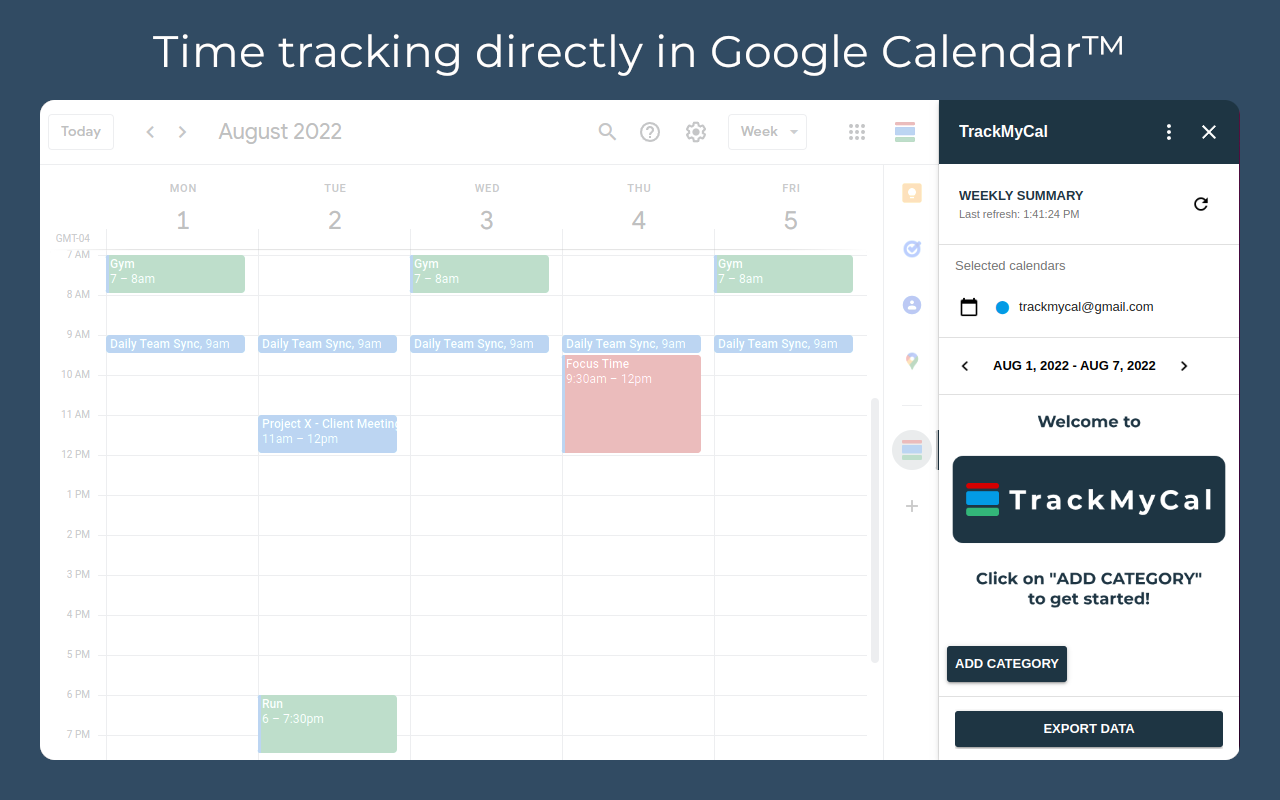 TrackMyCal screenshot